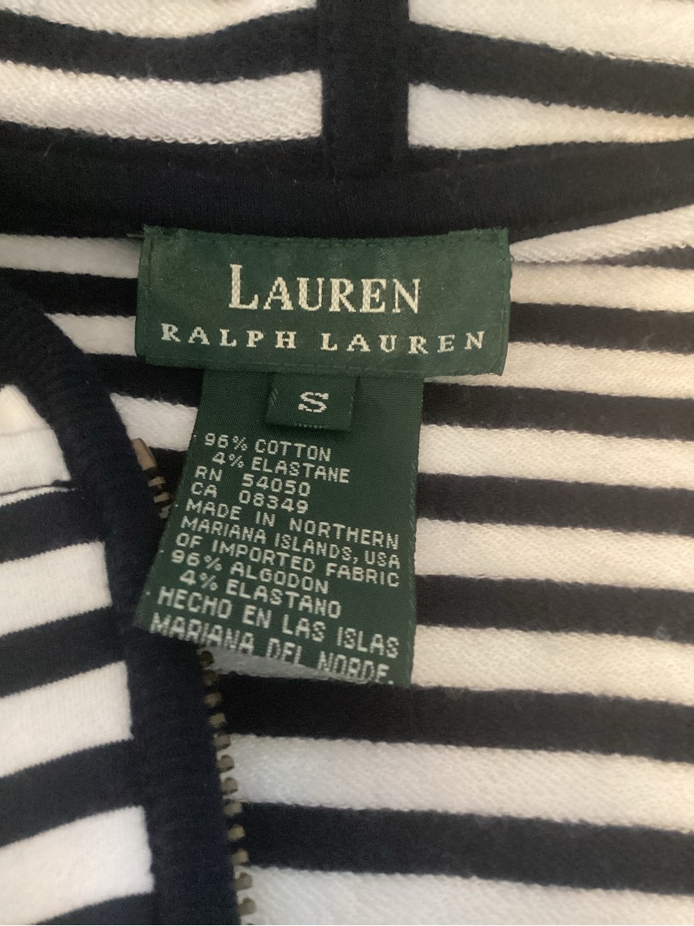 Ralph Lauren White Military-Style Utility Jacket with Gold Buttons - Picture 5 of 16